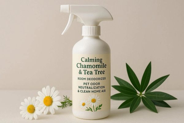 8 Calming Chamomile And Tea Tree Room Deodorizer For Pet Odor Neutralization And Clean Home Air